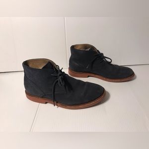 Polo Ralph Lauren Torrington C NT navy suede leather dress shoes men size 8.5 D